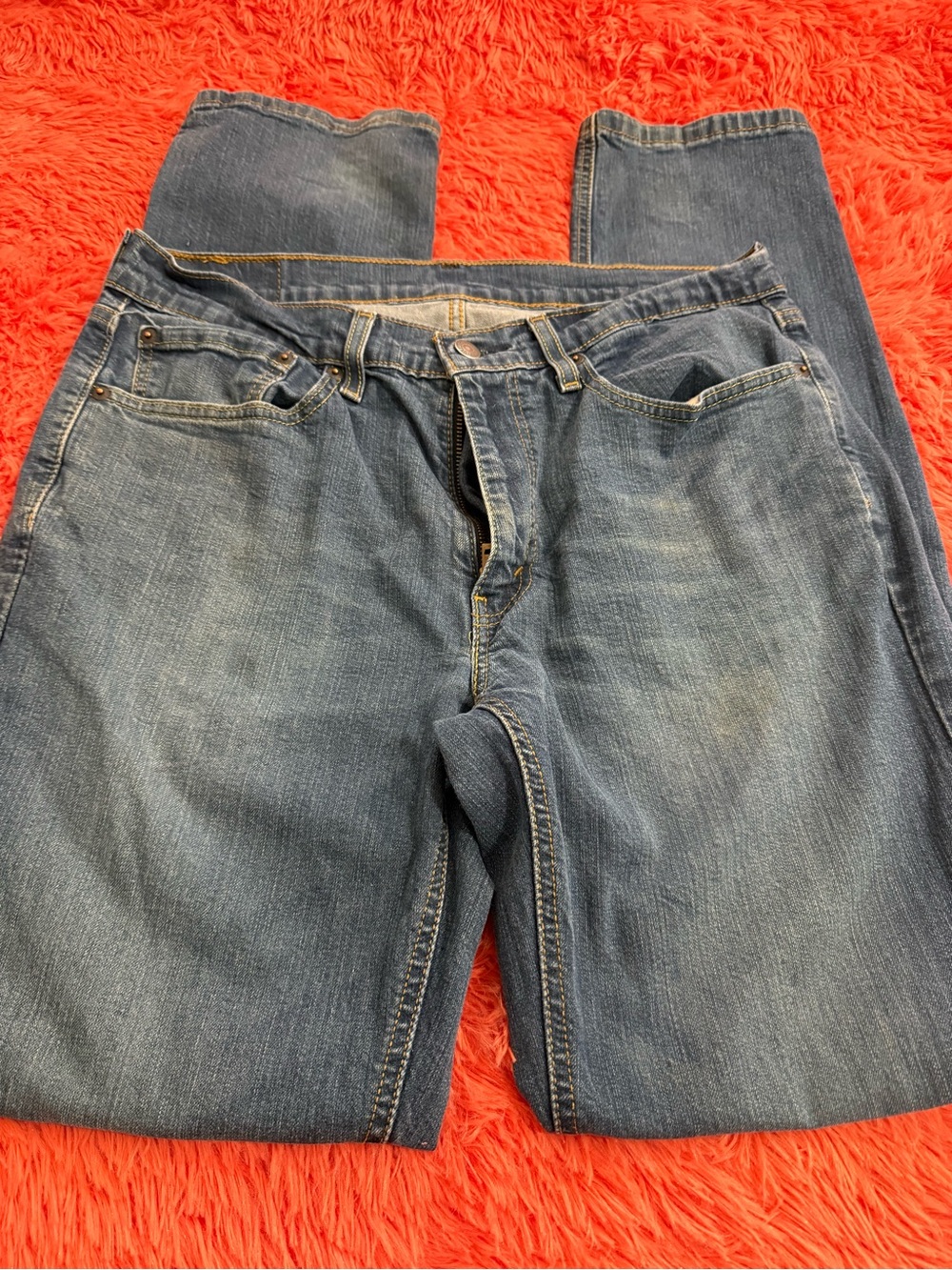 Levi's Men's Relaxed Fit Blue Denim Jeans